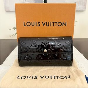 Louis Vuitton Amarante Vernis Long Wallet